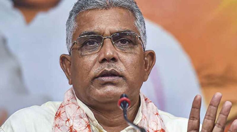 Election Commission showcauses BJP leader Dilip Ghosh for comments on Mamata Banerjee’s parentage